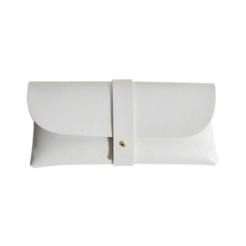 White Faux Leather Glasses Pouch/bag Storage