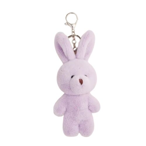 Lavender/Purple Bunny Plush Keychain