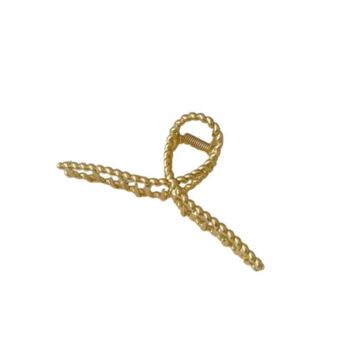 Braided Gold Knot Style Hair Claw