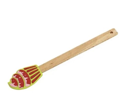 Cupcake Wooden Handle Silicone Scrapper/Baking Tools  Stirring Spatula