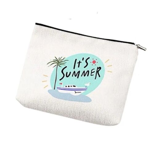 It’s Summer Linen Storage Makeup Bag