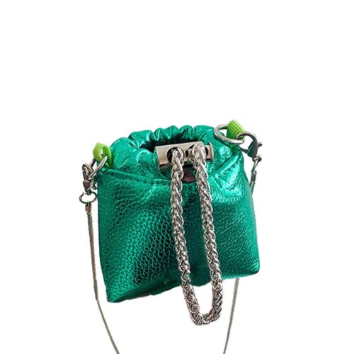 Metallic Green Mini Crossbody Elegant Clutch/Purse/Bag