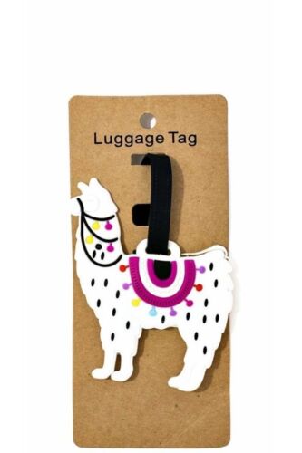 White Lama travel/bag/luggage Tag/accessories