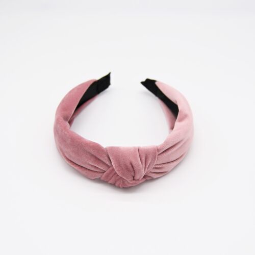 Pink Soft Suede Knot Hairband/ Headband