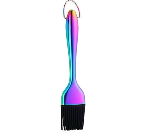 Multicolored Stainless Steel Small Basting Brush