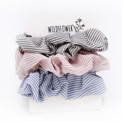 Stripes Hair Scrunchies Set / hair accessories