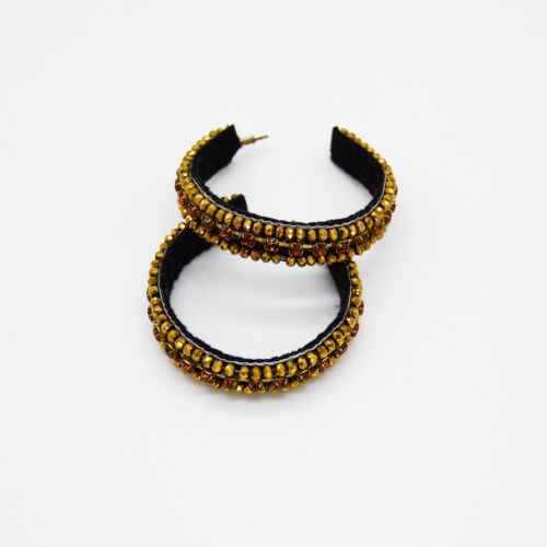 Fashion Rhinestone Hoop earring