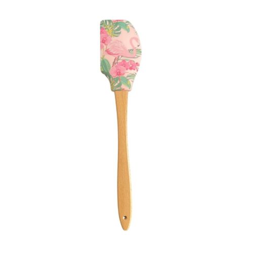 Pink Flamingo Wooden Handle Silicone Scrapper/Baking Tools  Stirring Spatula