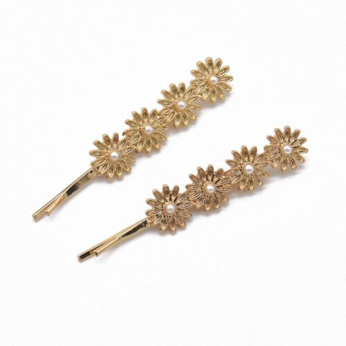 Pearls With Rhinestones Hair clip Set/ Bobby Pins