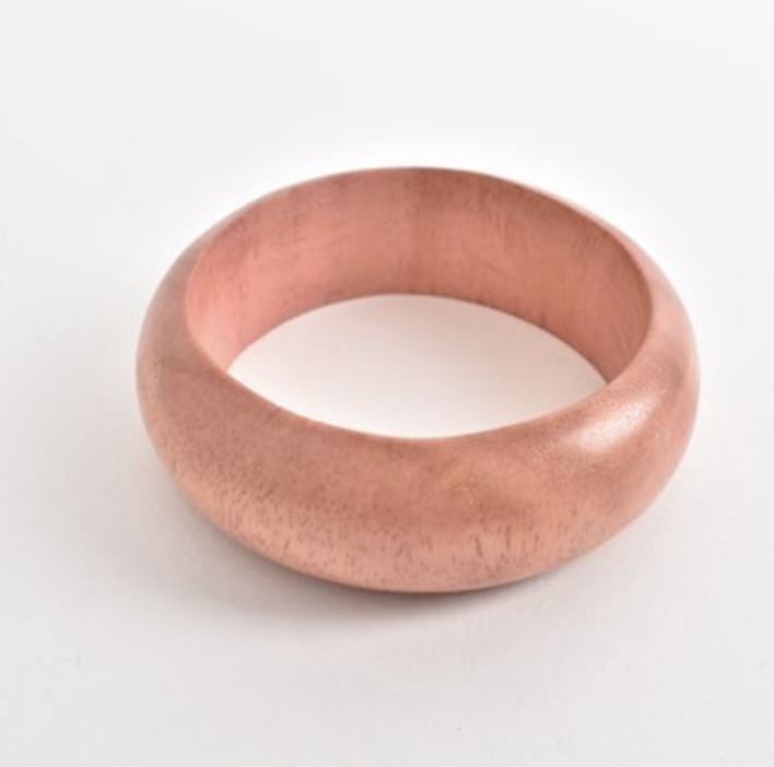 Pink Wooden Bangle/Bracelet