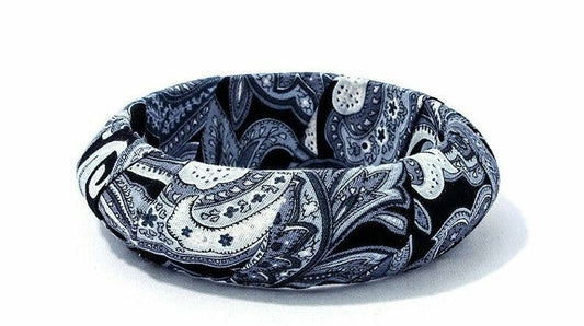 Fashion Floral/flower fabric bangle/bracelet