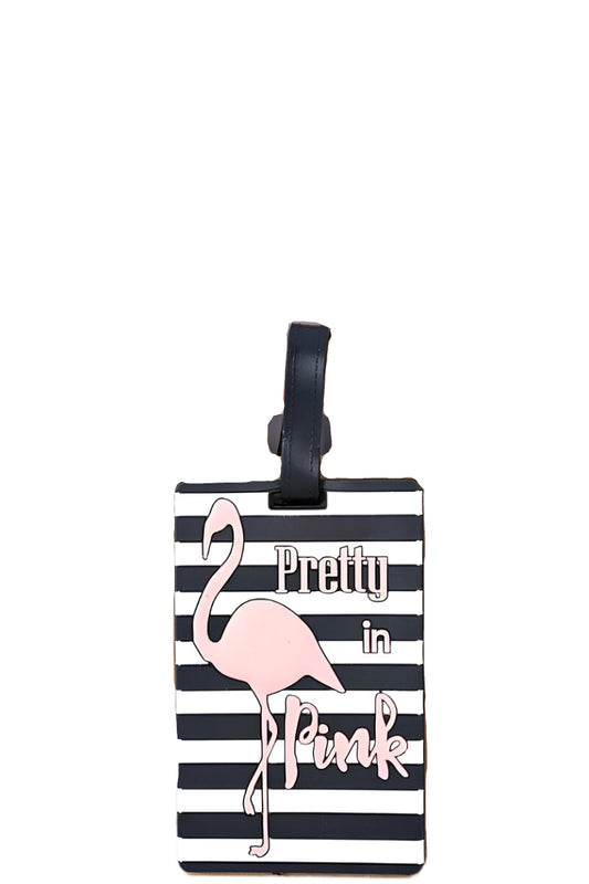 Flamingo, Pink travel/bag/luggage Tag/accessories